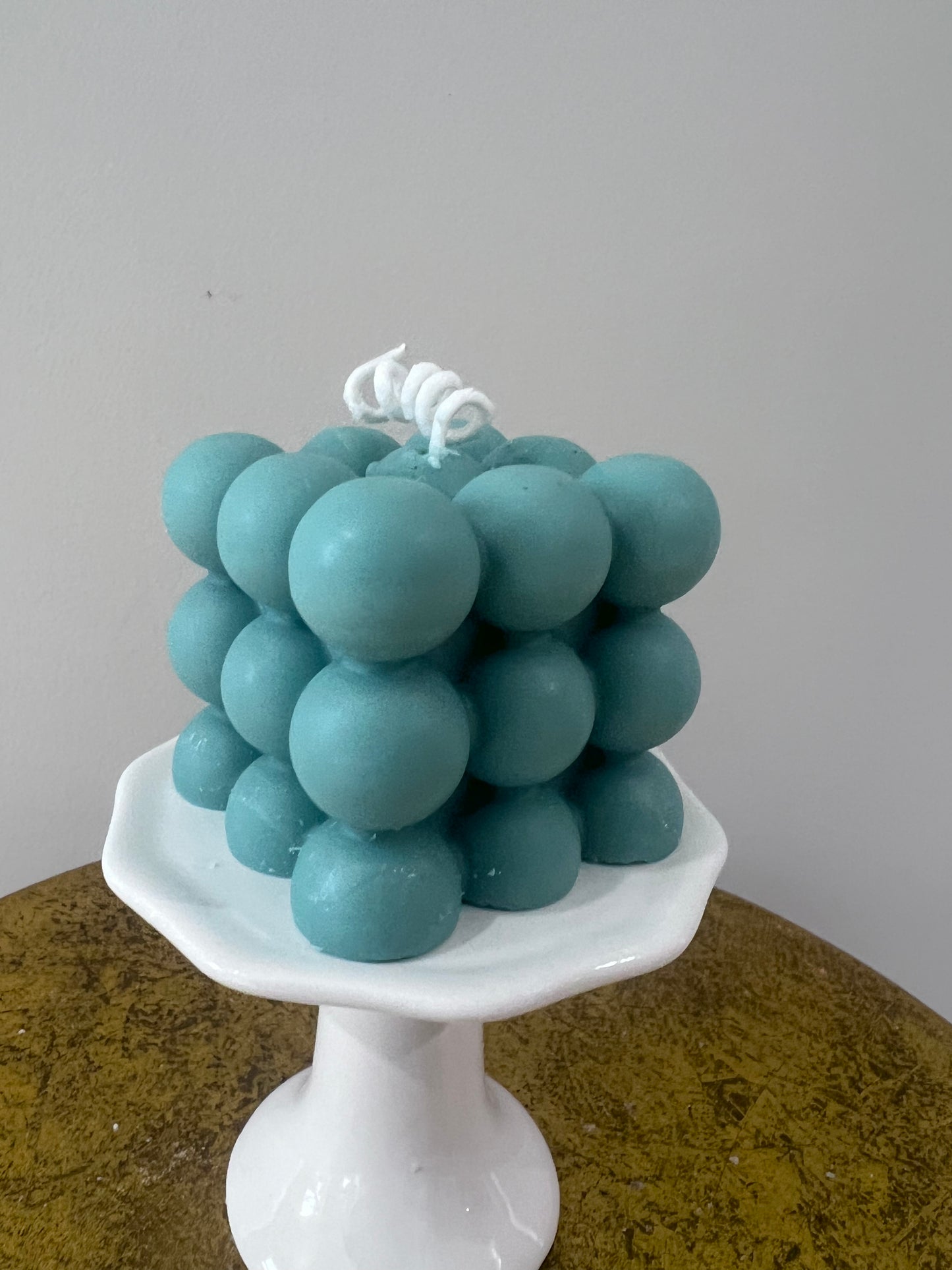 Small Bubble Pillar Candle