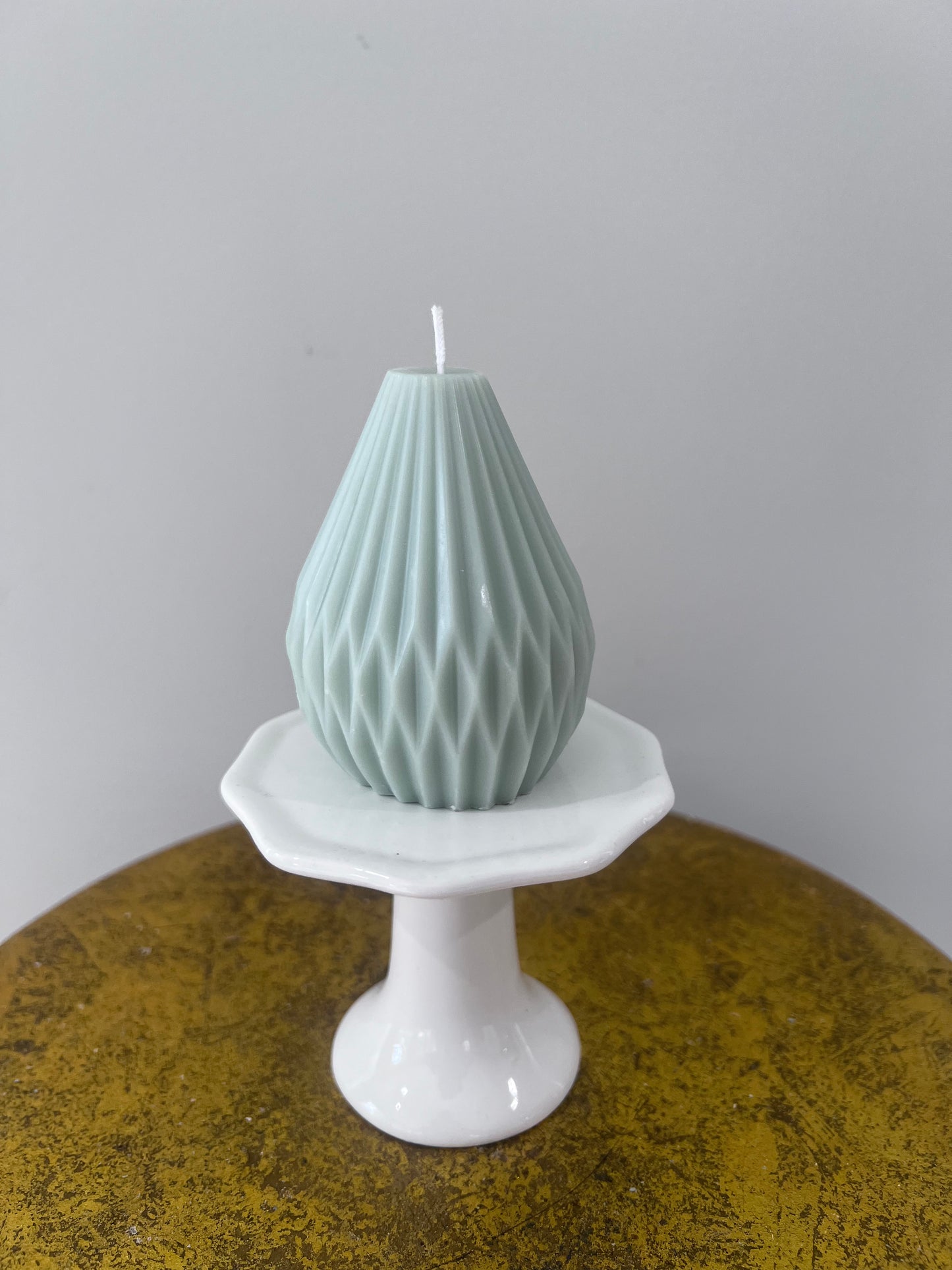 Diamond Geometric Tapered Pillar Candle