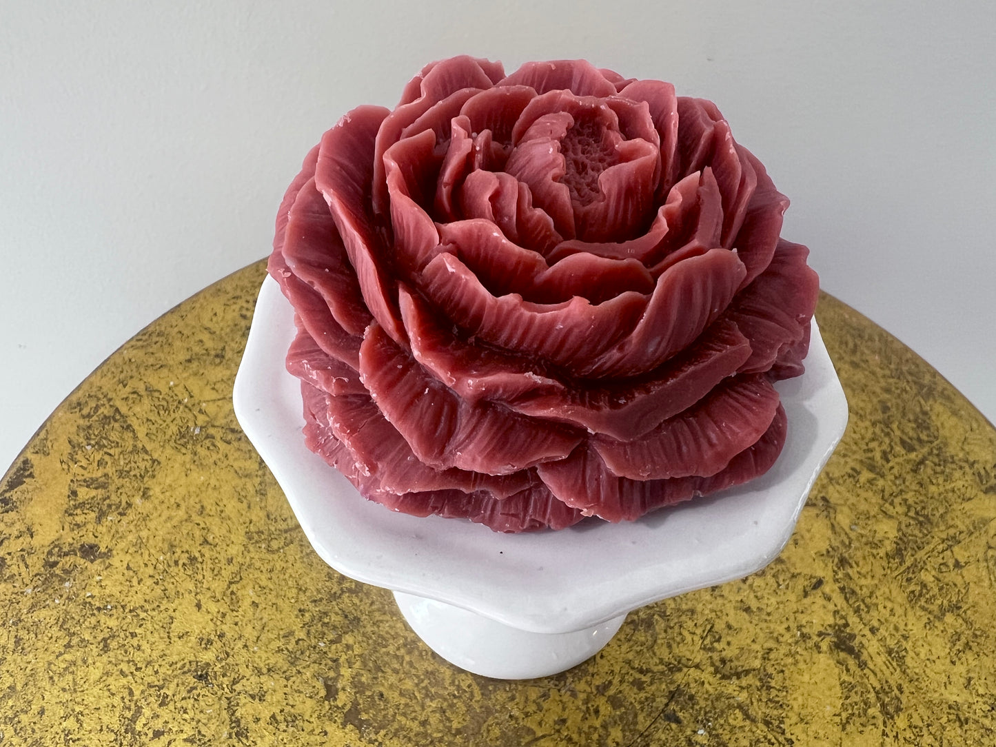 Small Flower Pillar Candle